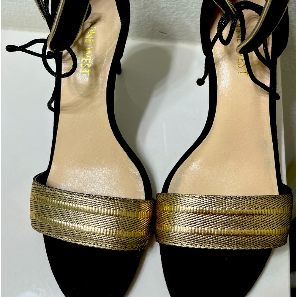 Nine West heeled sandals.  Size 6